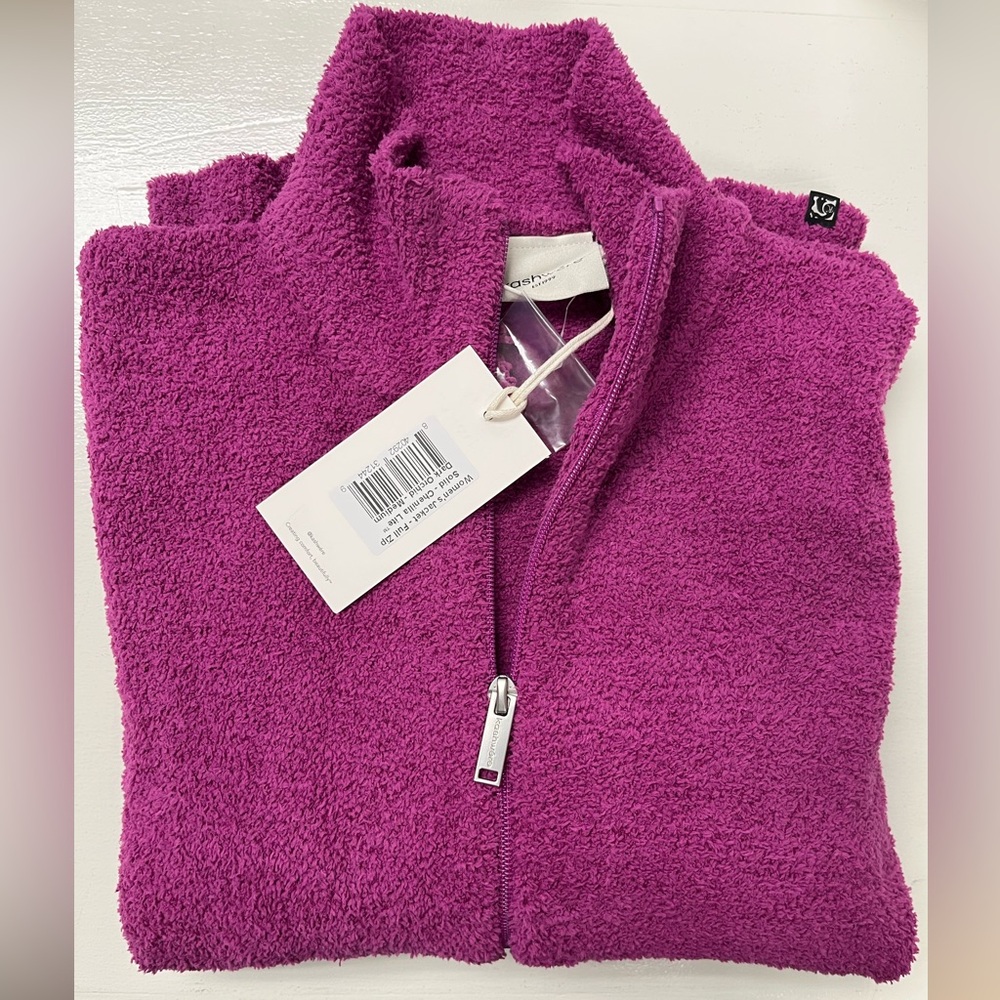 NWT Kashwere Women's (XL) Dark Orchid FullZip Jacket